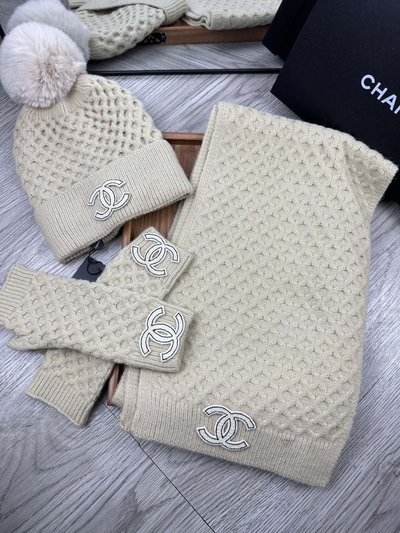 Chanel Caps Scarfs